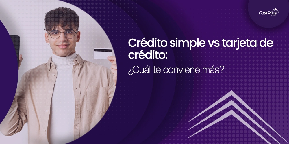 Crédito simple vs tarjeta de crédito
